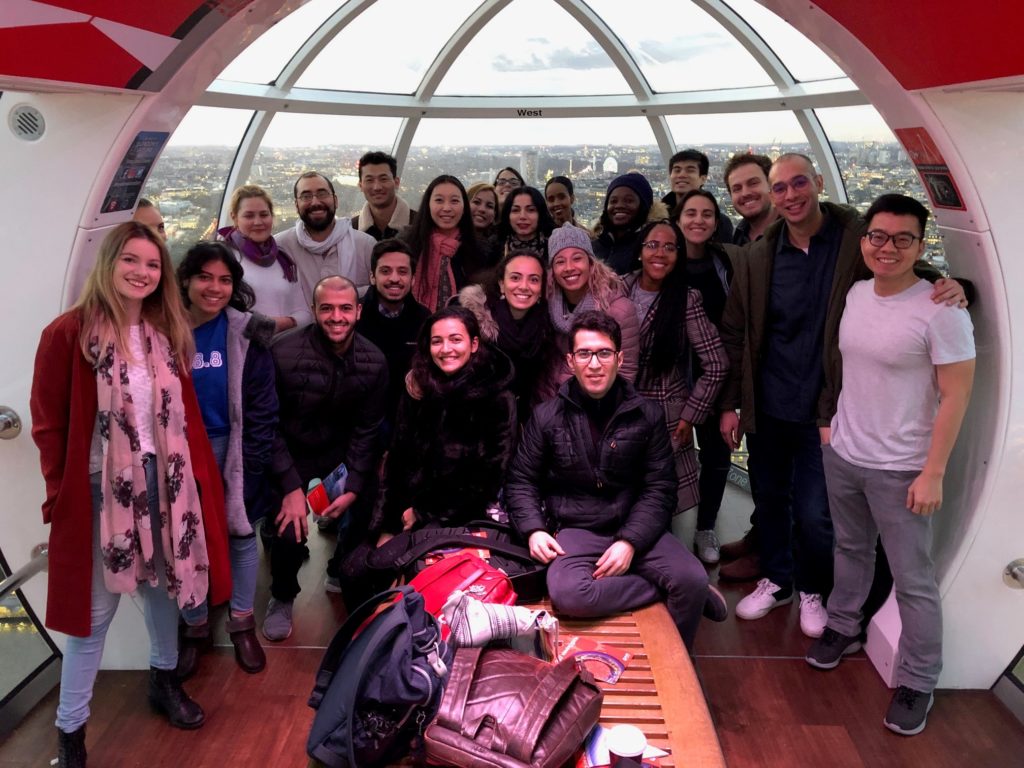 Birkbeck International Students on the London Eye