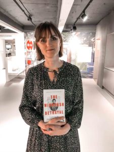 Amelia Gentleman with her book 'The Windrush Betrayal'